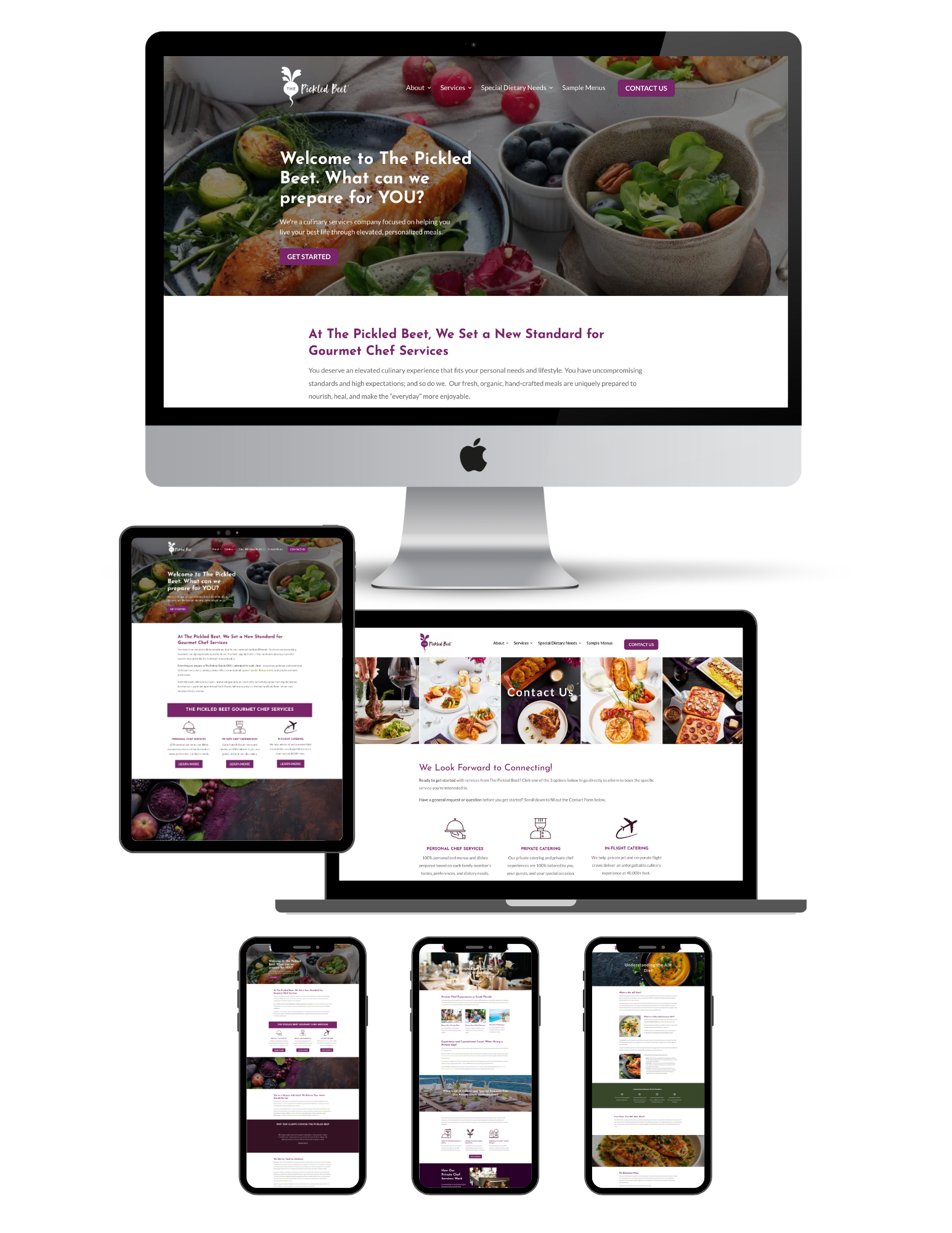 Website design for executive coach and consultant Jill Helmer Consulting and Coaching. Shown as an example of website design for coaches that Thrive PR has done.